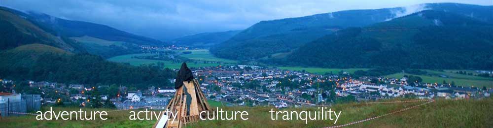 View over Innerleithen