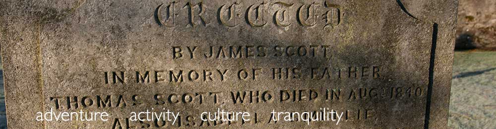 Gravestone for Borders ancestors names