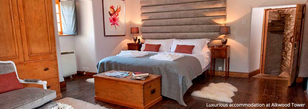 Luxurious accommodation at Aikwood Tower