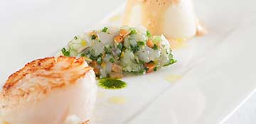 Scallops at Cringletie