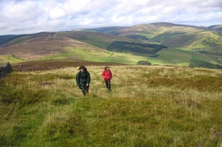 Ridge Walk above Innerleithen Ridge Walk above Innerleithen