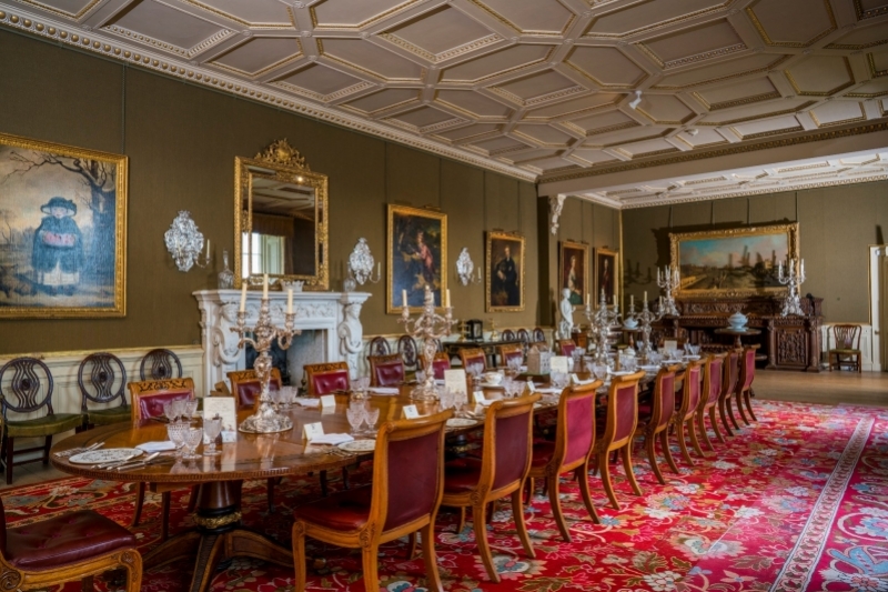 The exquisite dining room at Bowhill House The exquisite dining room at Bowhill House