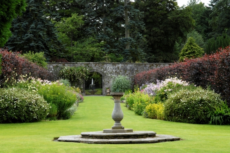Part of the walled garden at Kailzie Gardens Part of the walled garden at Kailzie Gardens