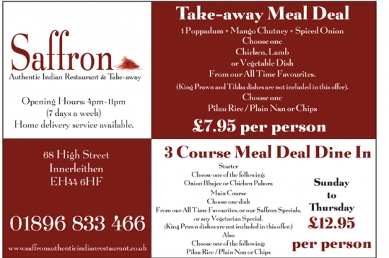 Saffron Authentic Indian Restaurant and Take-away Saffron Authentic Indian Restaurant and Take-away