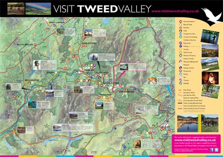 Tweed Valley Attractions Map